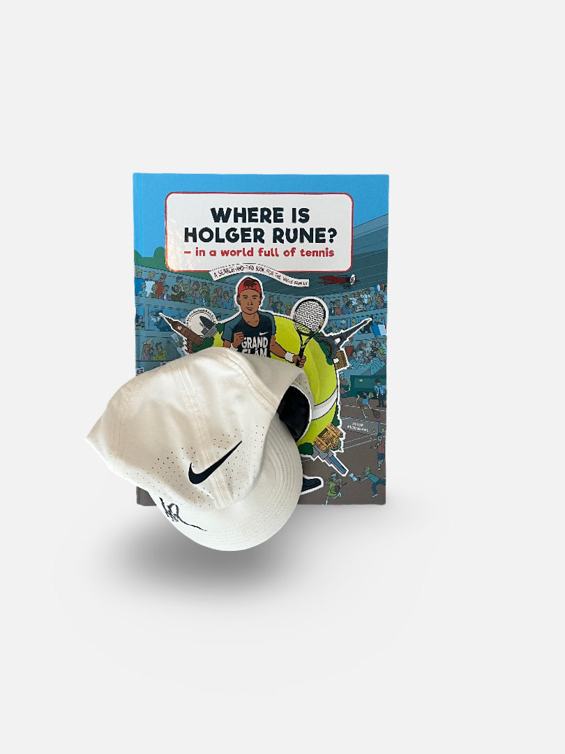 Set of signed cap used by Holger in match and book #5