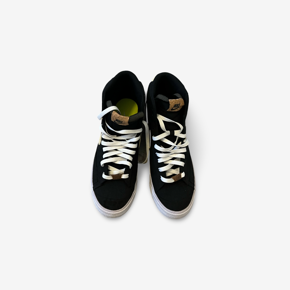 Black Cotten pomgranate sneakers, signed
