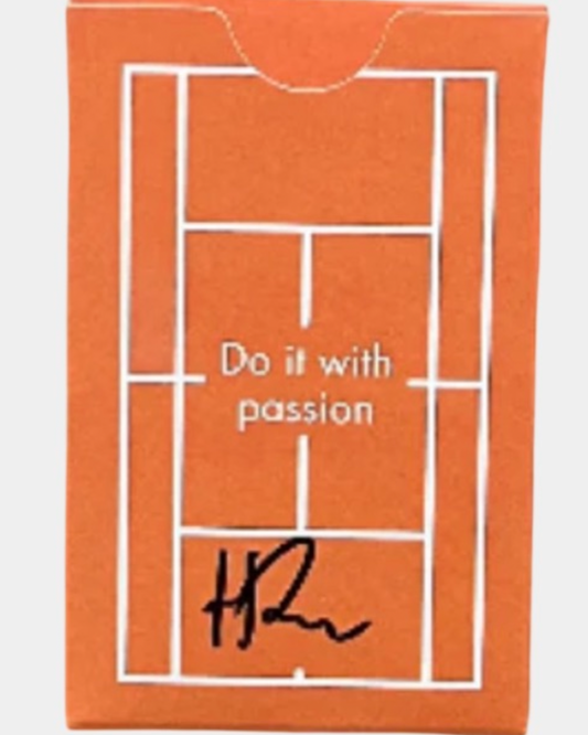 Holger Rune Signed “Do It With Passion” Card Game – Clay Court