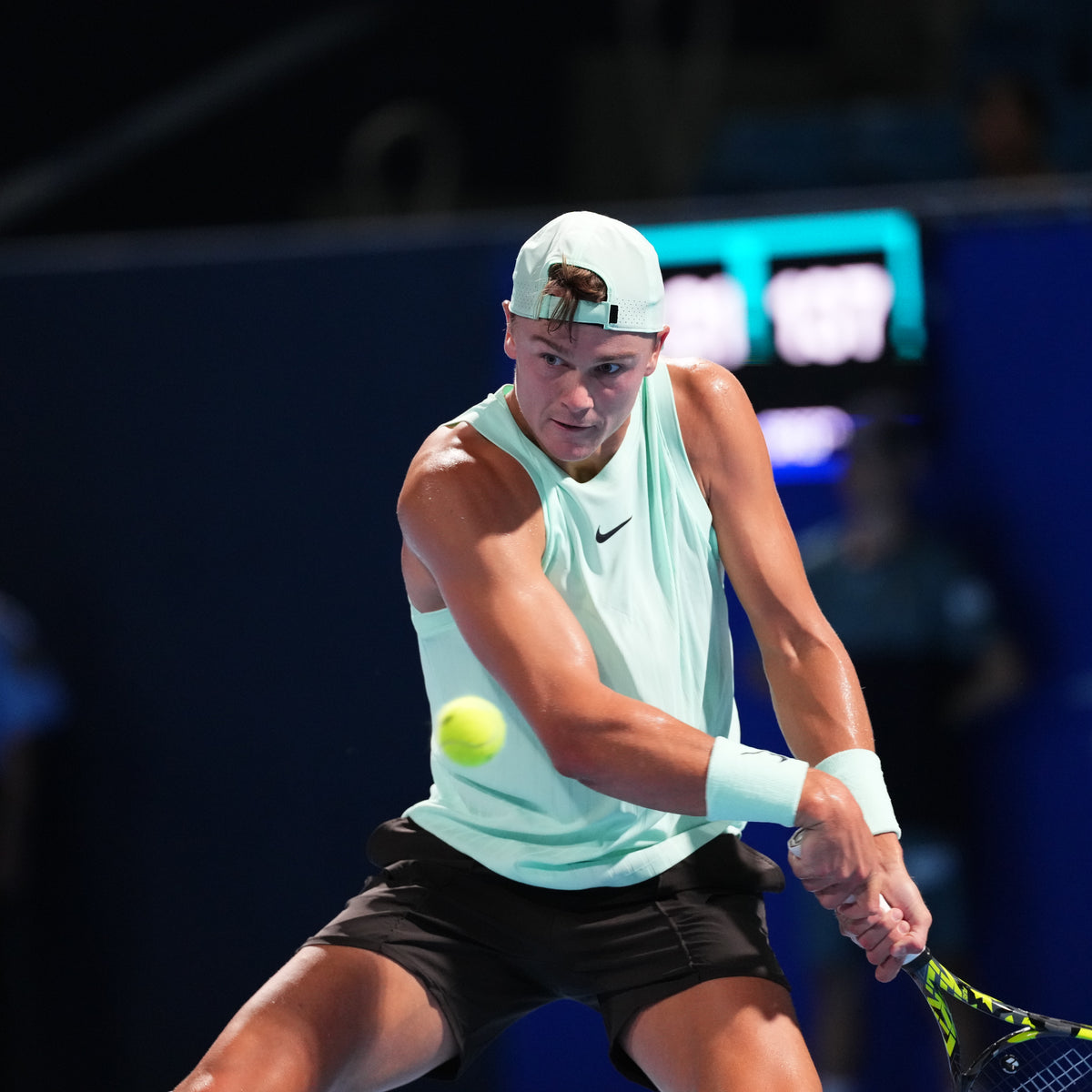 Signed match shirt, sleeveless, mint green#3