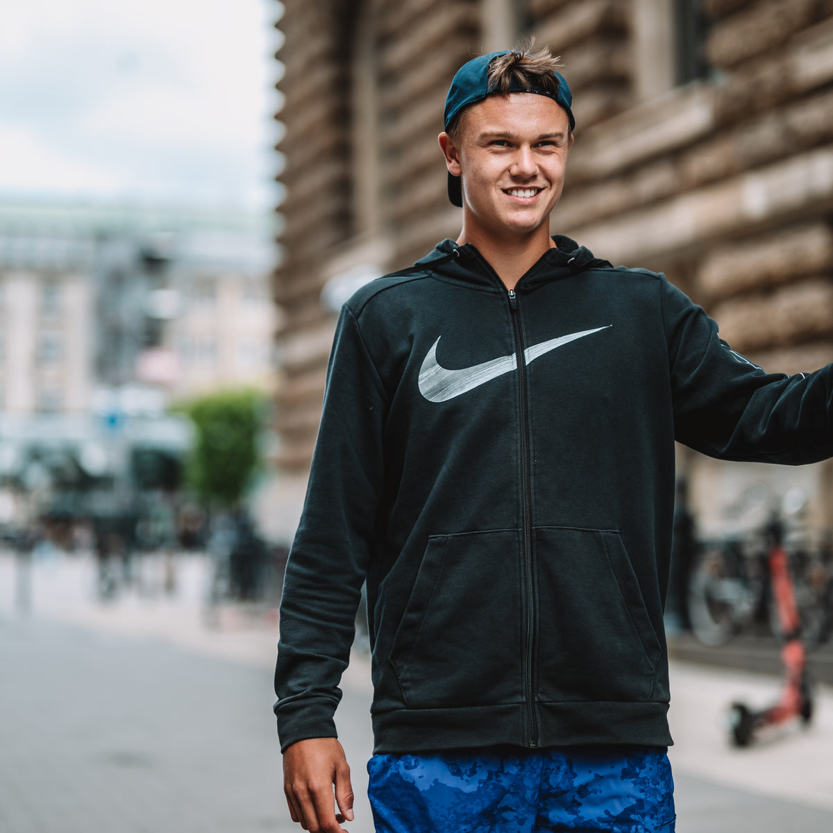 Signed zipper hoodie