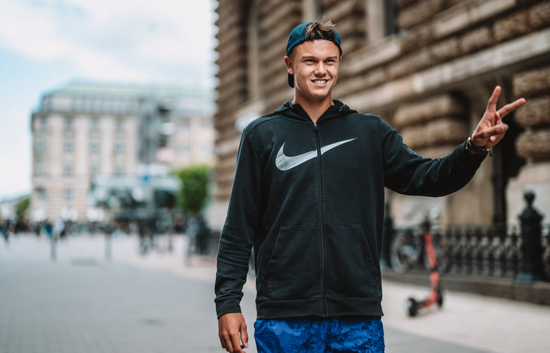 Signed zipper hoodie