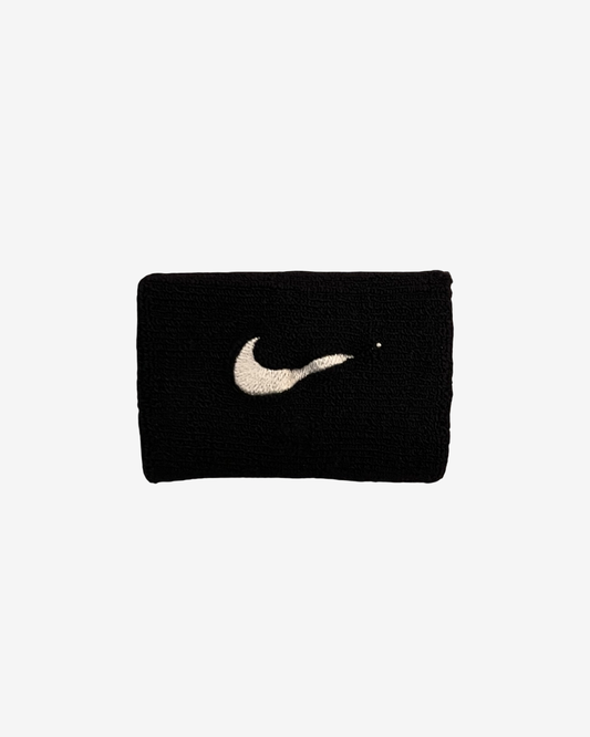 One used black wristband, signed