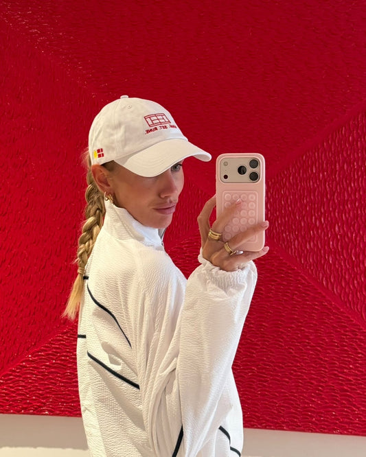 Tennis cap. Wear the mindset 🎾 100% organic cotten