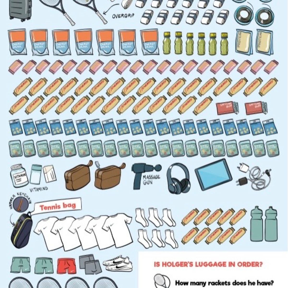Signed Grand Slam search and find book - “Where is Holger Rune - in a world full of tennis”, limited