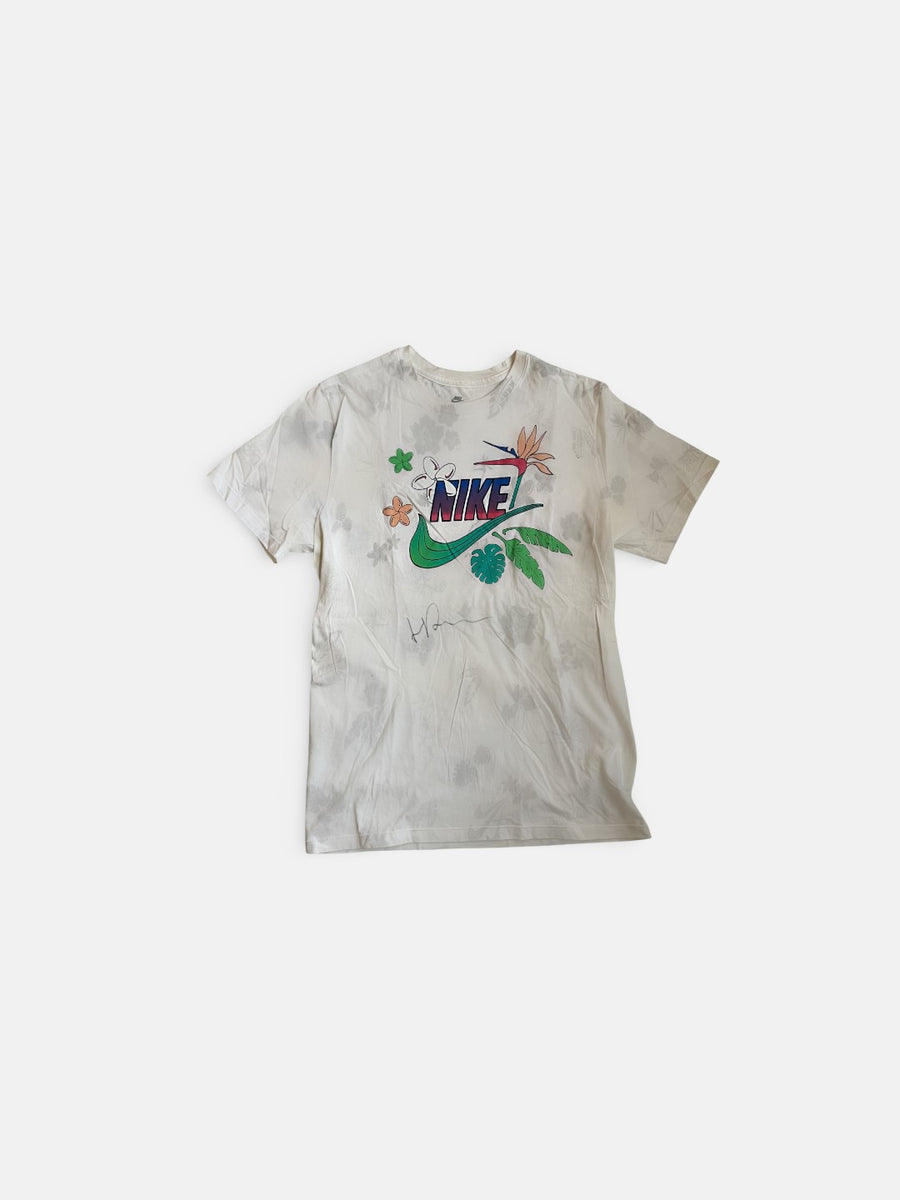 Signed happy vibe pattern t-shirt