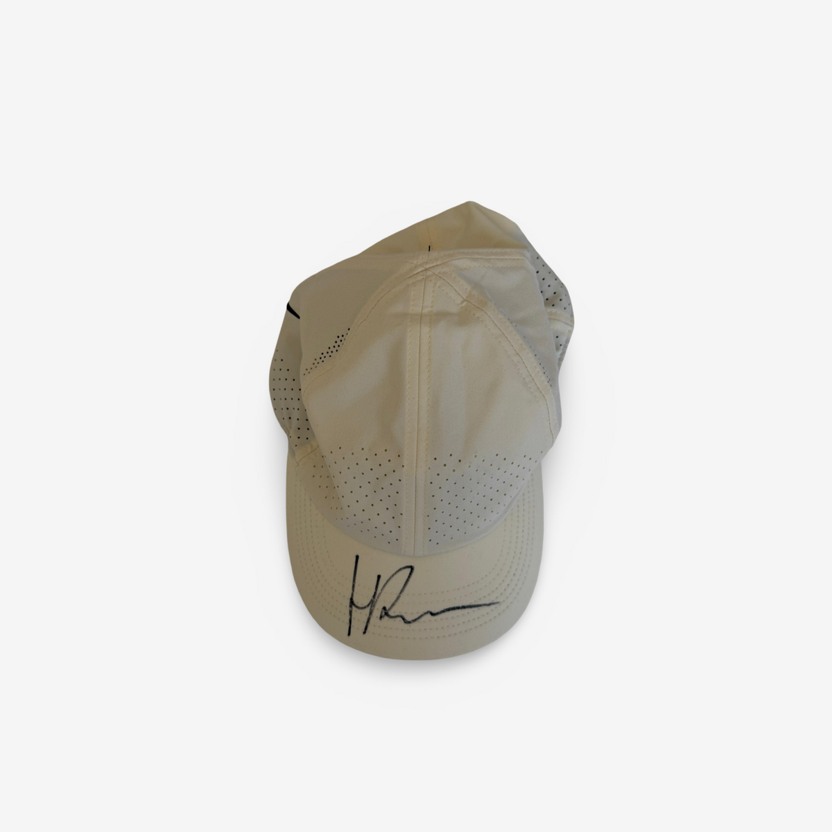 Signed beige cap from Roland Garros