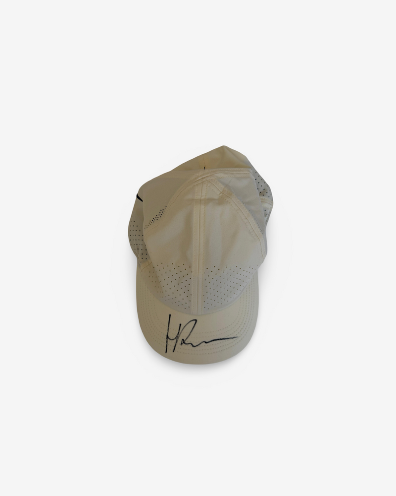 Signed beige cap from Roland Garros