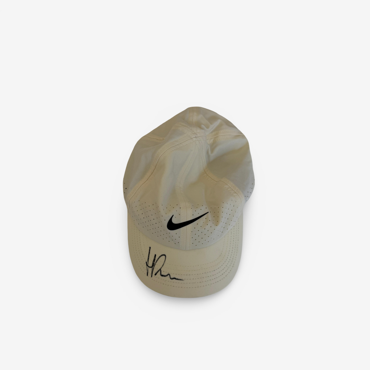 Signed beige cap from Roland Garros