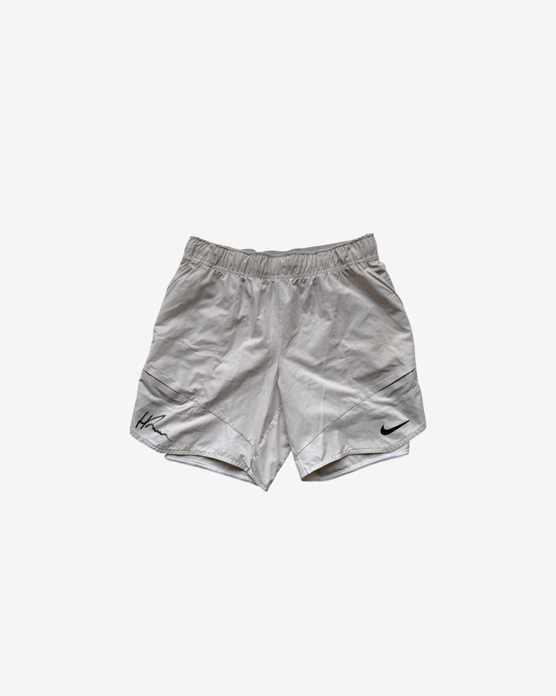 Signed white shorts - short model, very used