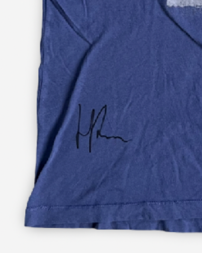 Purple practice shirt, signed