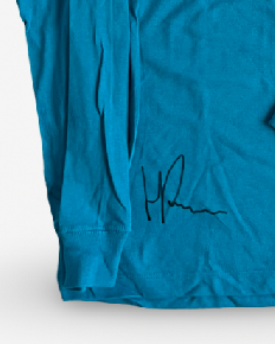 Jordan long sleeve blue , signed