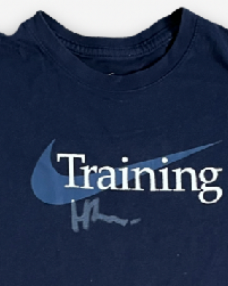 Super soft dark blue practice shirt, signed