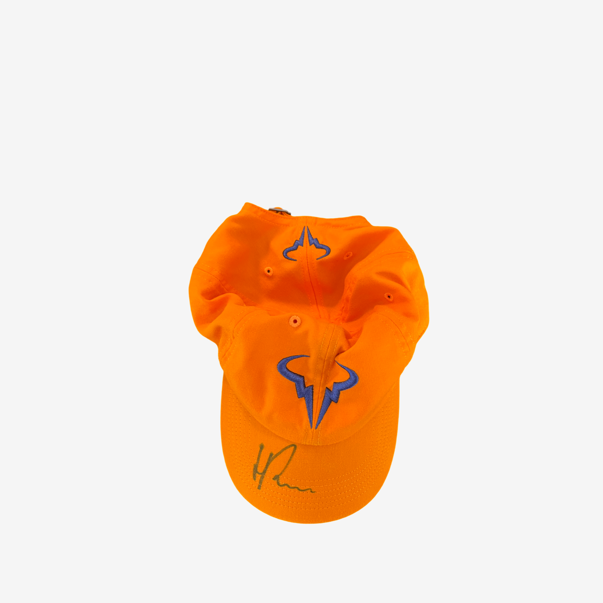 Orange Rafa cap 🧡 used in practice, signed
