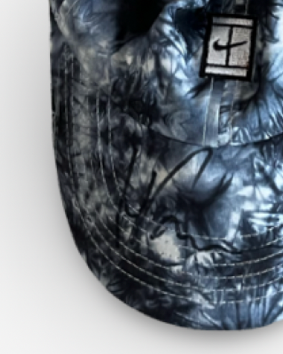 Holger Rune Signed Forest Print Cap – Black/White/Grey