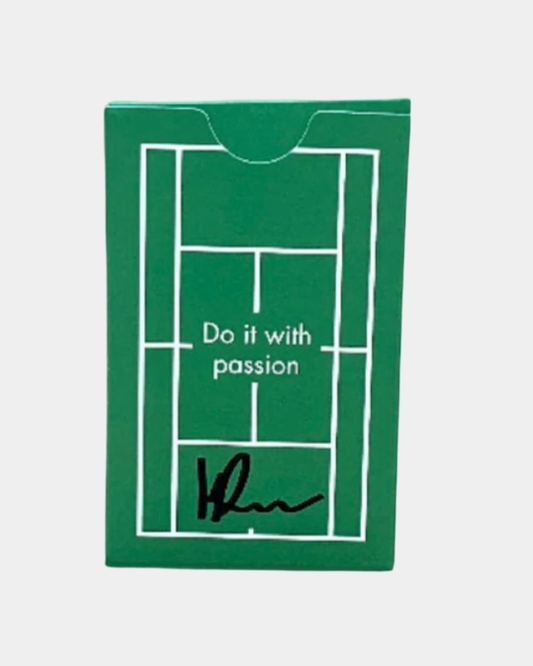 Holger Rune Signed “Do It With Passion” Card Game Grass Court