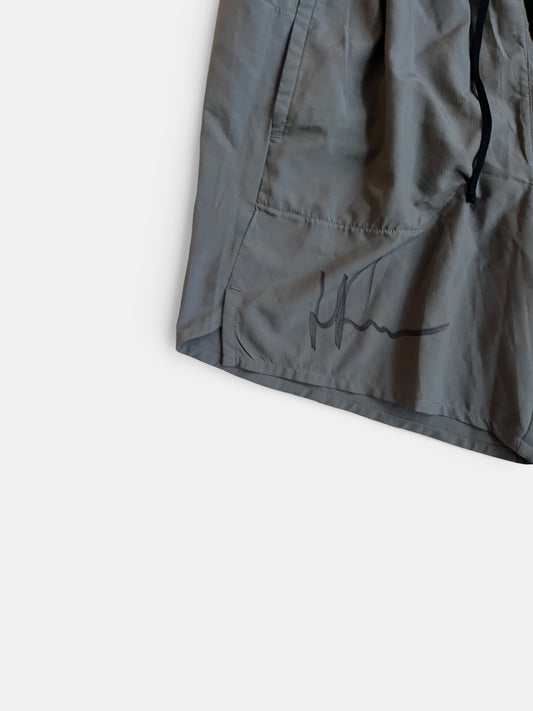 Signed running shorts