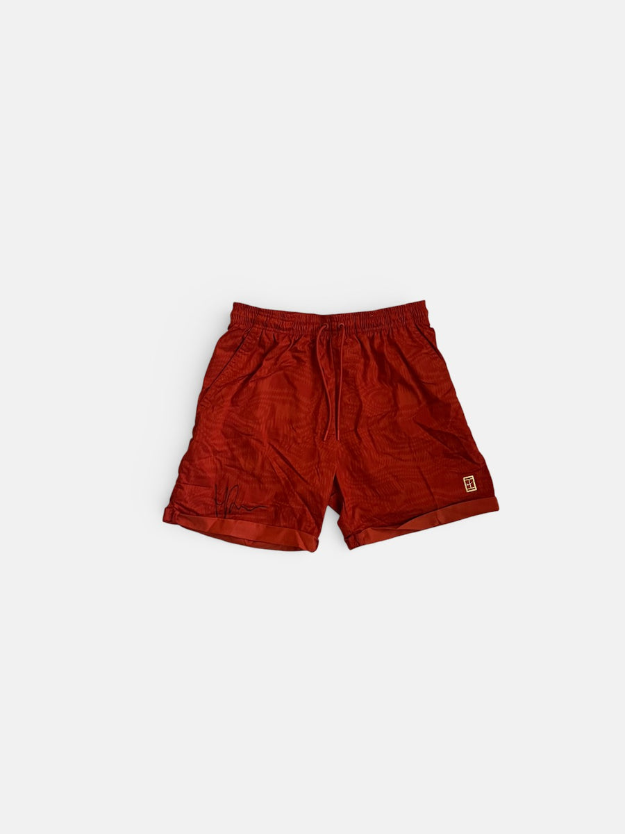 Signed clay red shorts