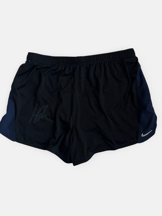 Signed ultra short running shorts