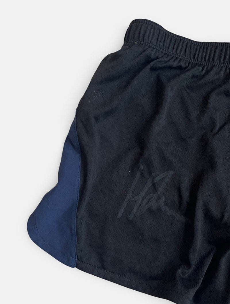 Signed ultra short running shorts