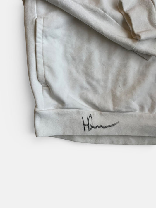 Signed white Wimbledon hoodie