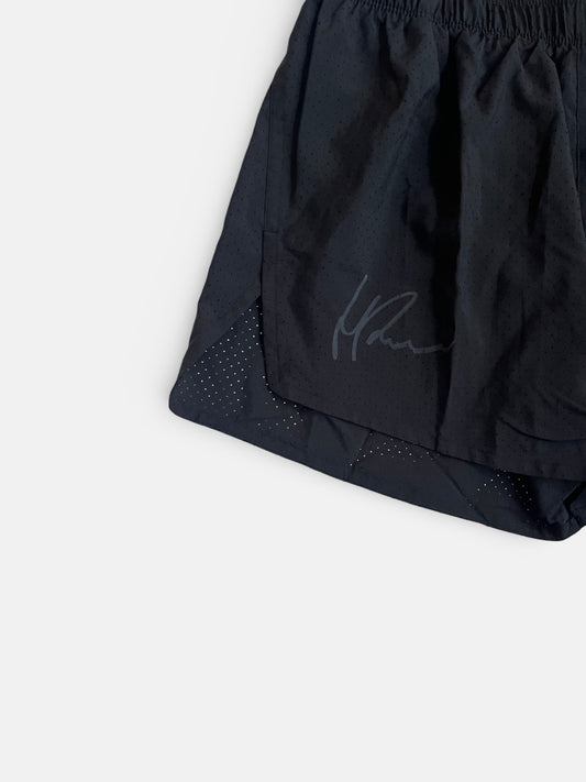 Signed super short running shorts