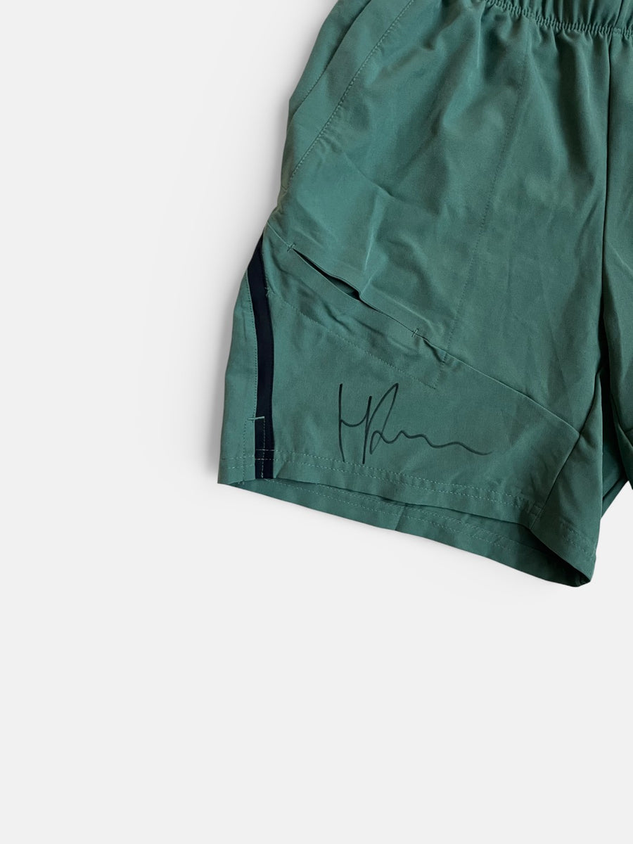 Signed match shorts