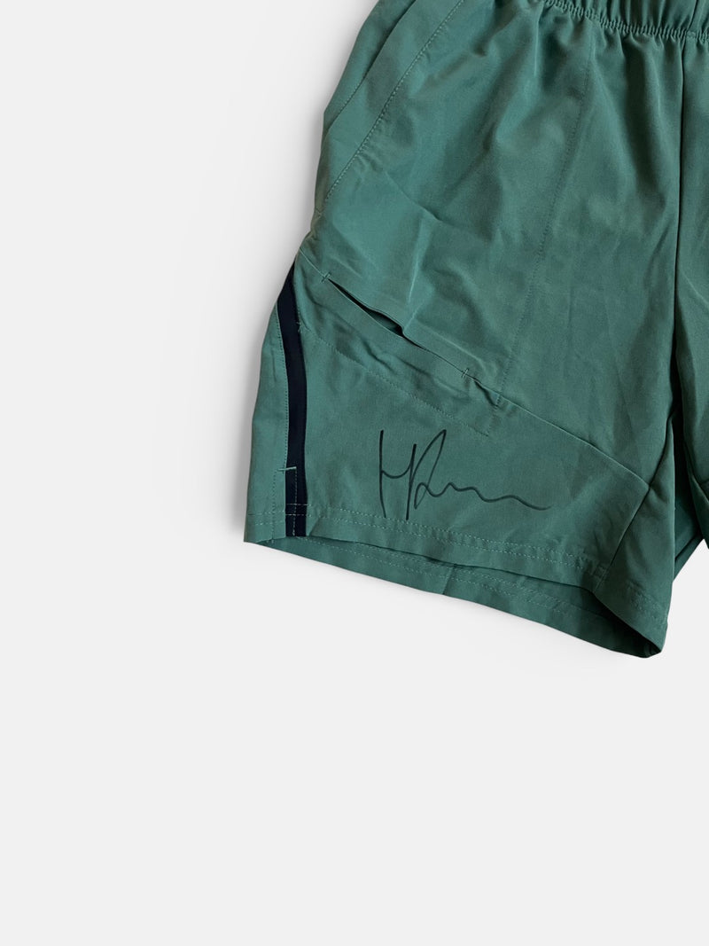 Signed match shorts
