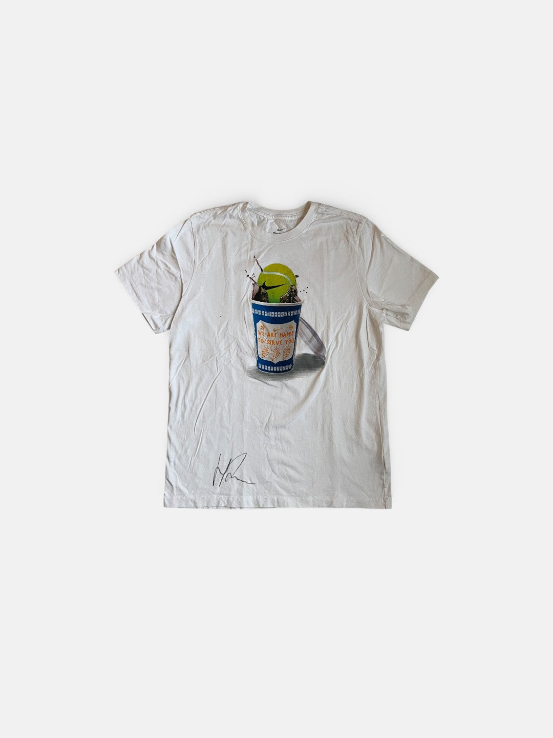 Signed Usopen practice T-shirt