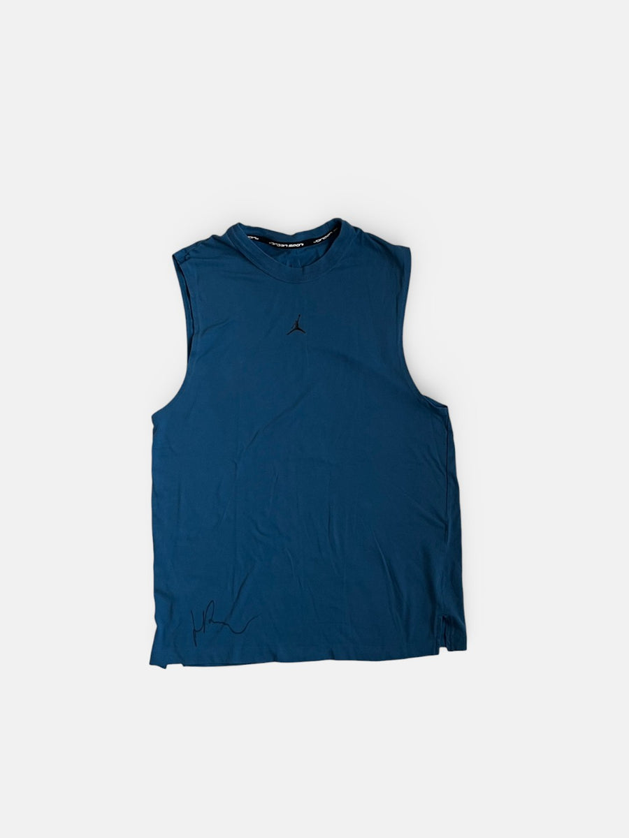 Signed sleeveless practice shirt
