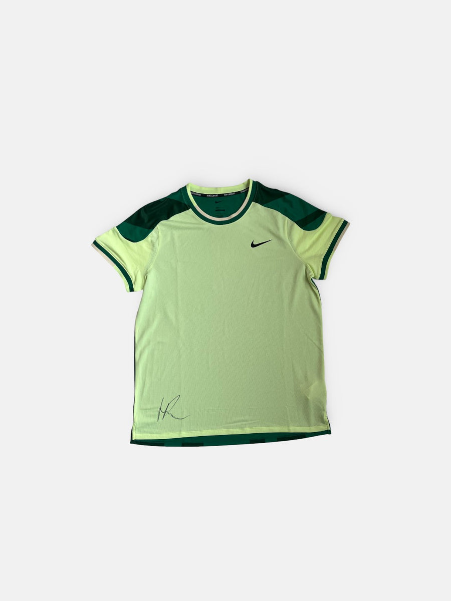 Signed match T-shirt with striped back