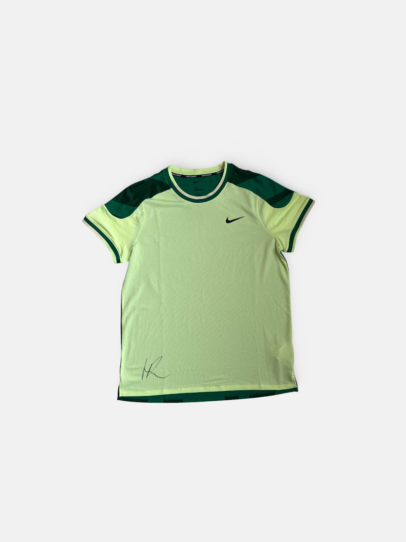 Signed match T-shirt with striped back