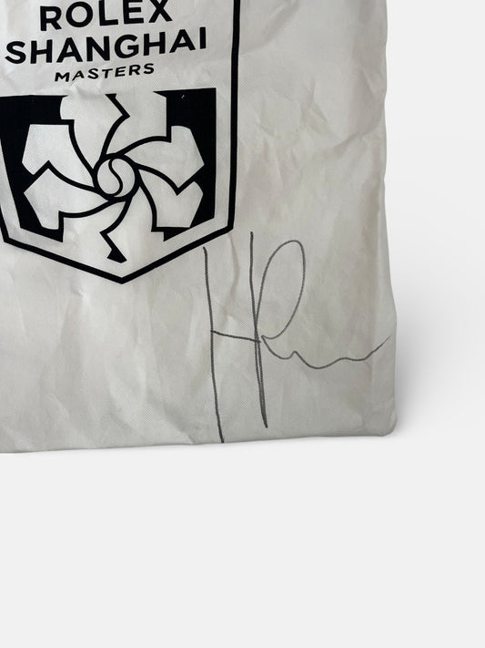 Signed laundry bag Shaghai Masters