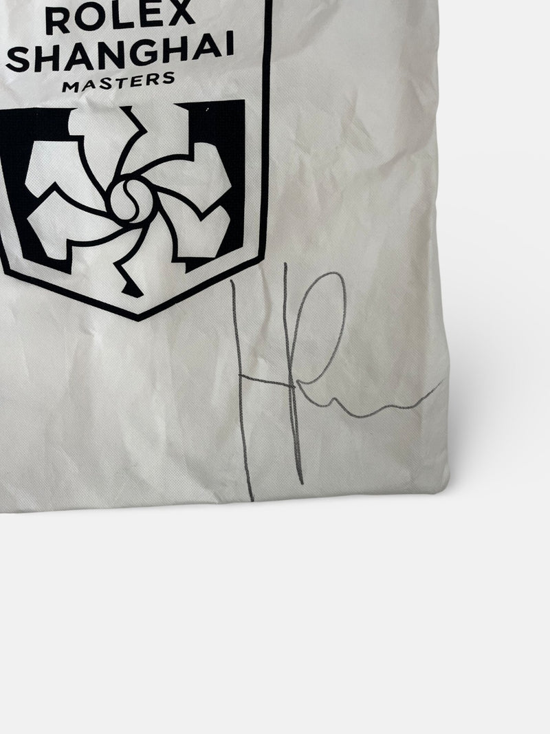 Signed laundry bag Shaghai Masters