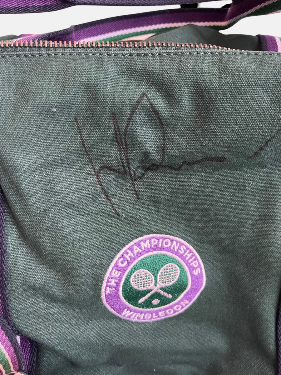 Signed Wimbledon bag