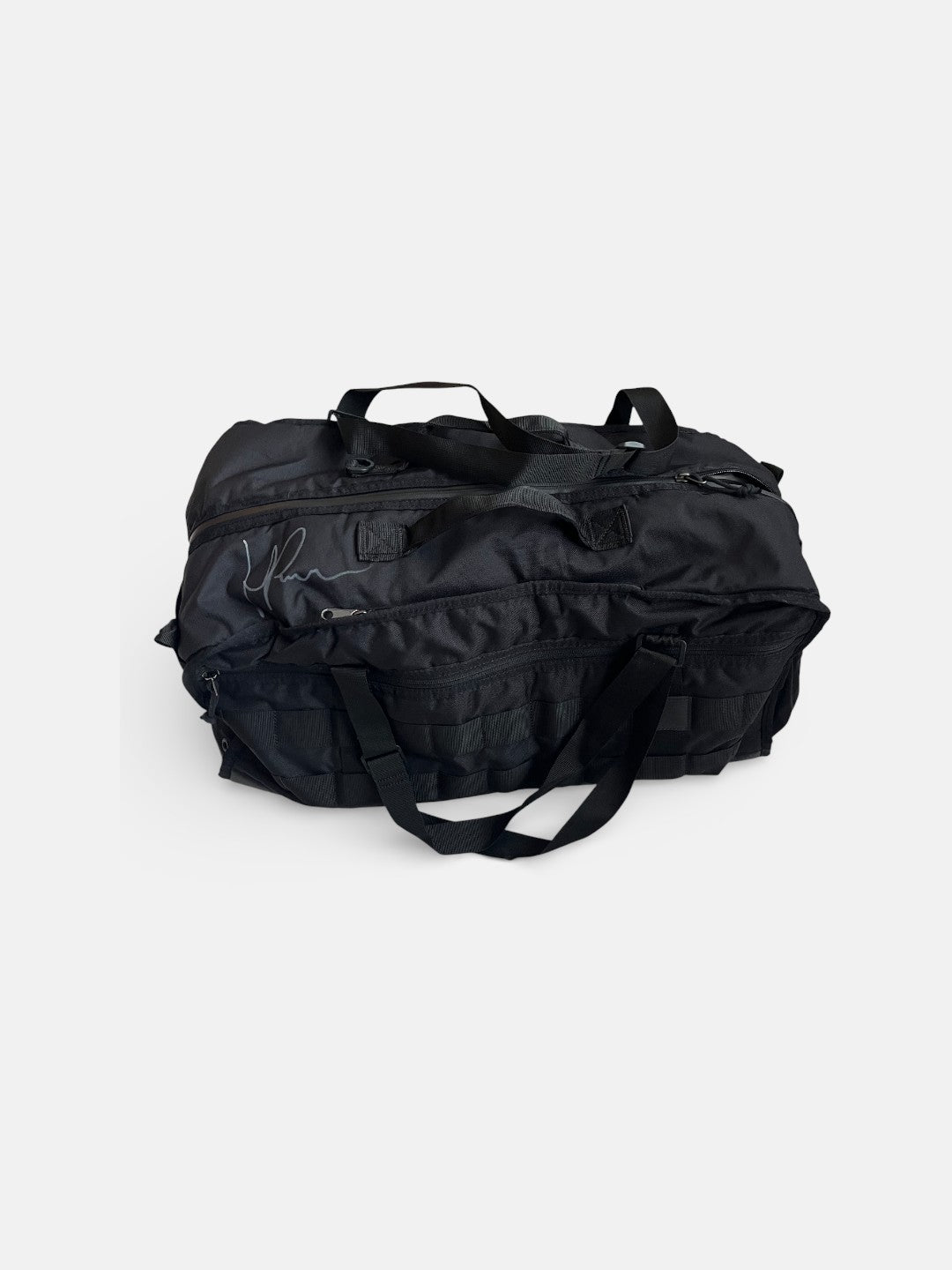 Signed match used black bag