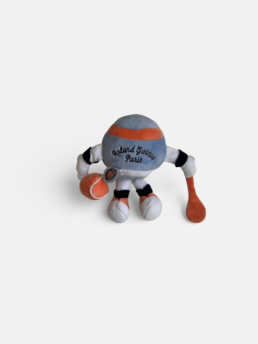 Signed Roland Garros tennis ball teddy