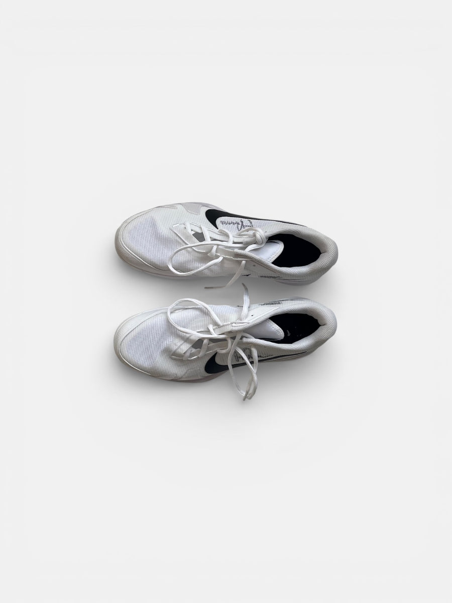 Signed and match used Vapor Pro tennis shoes