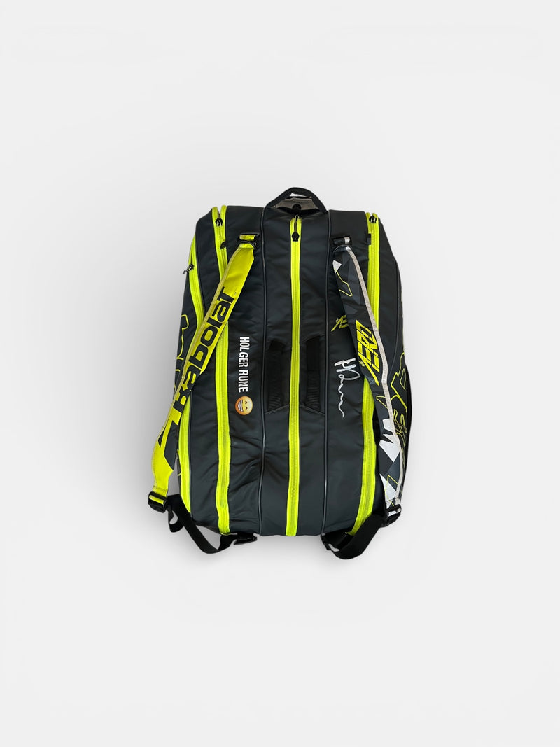 Signed and match used tennis bag