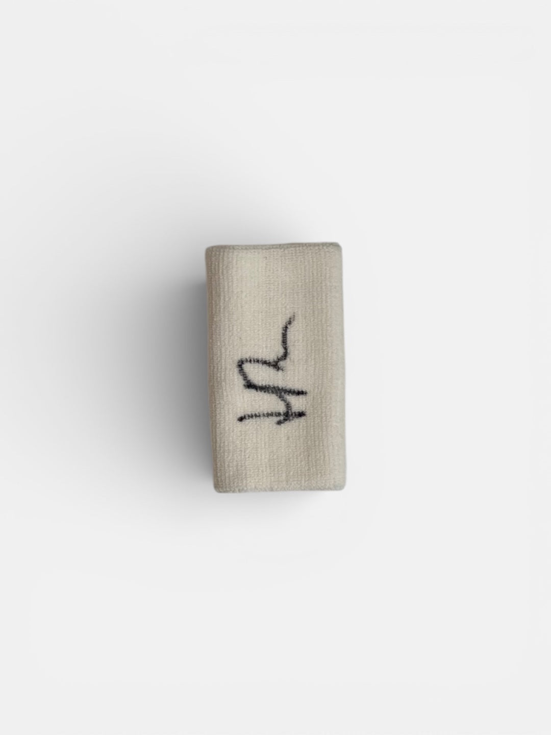 One signed and match used wristband