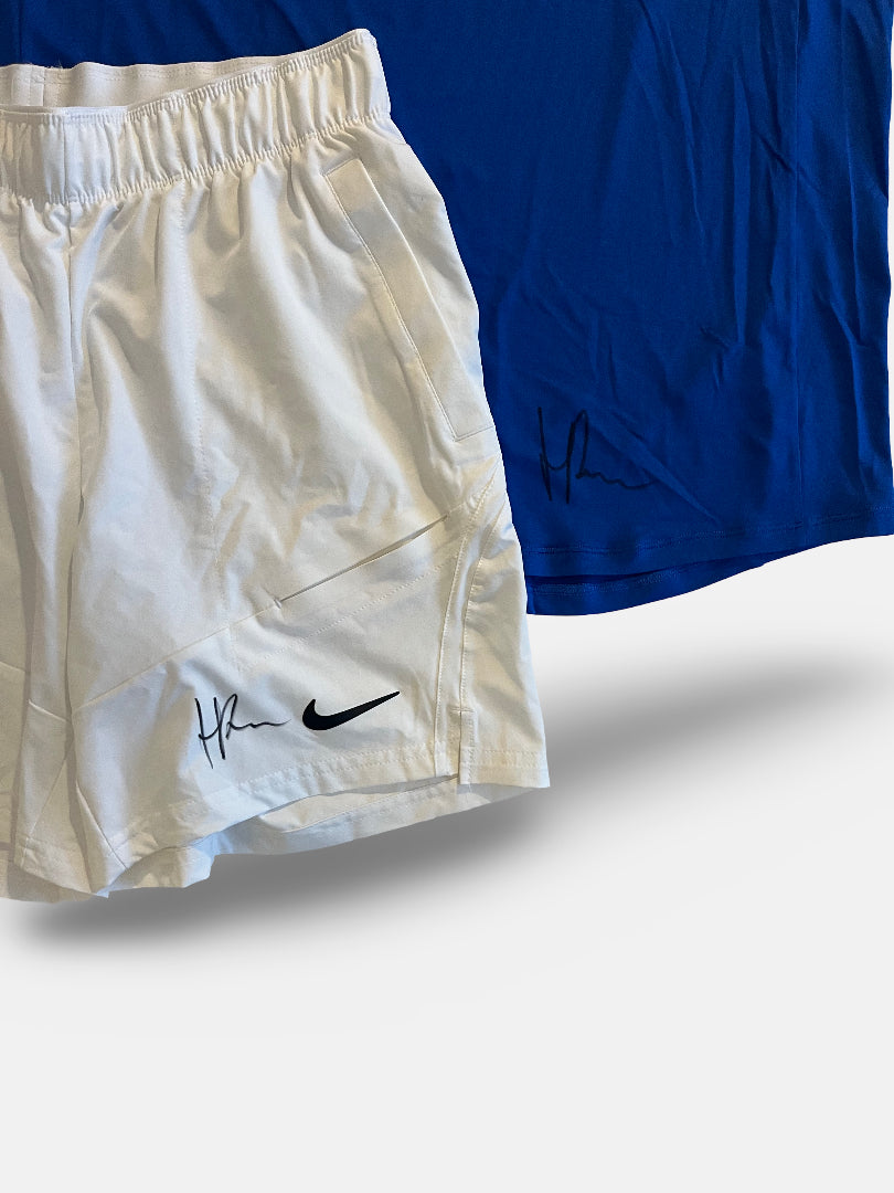 Signed match outfit used at Laver Cup in Team Europe Iconic colours #3