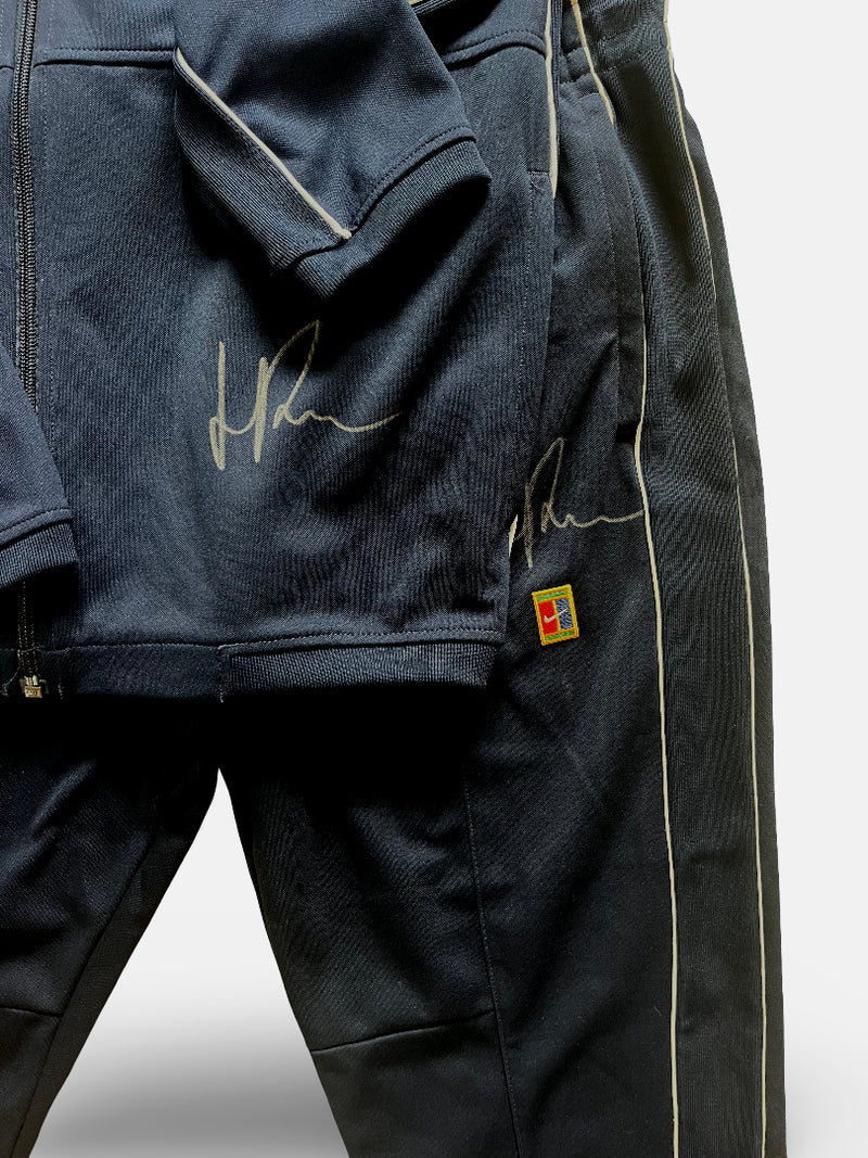 Signed retro Usopen tracksuit Navy