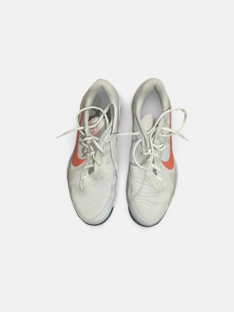 Signed shoes white/orange hard court