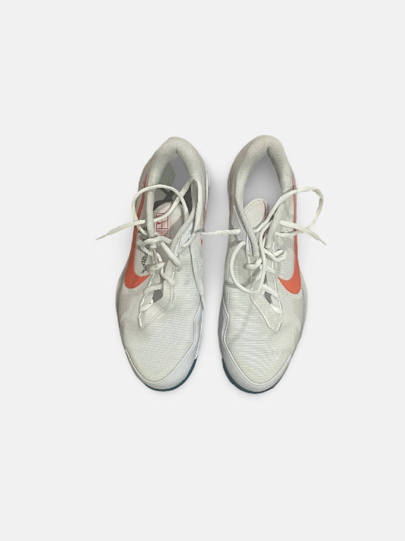 Signed shoes white/orange hard court