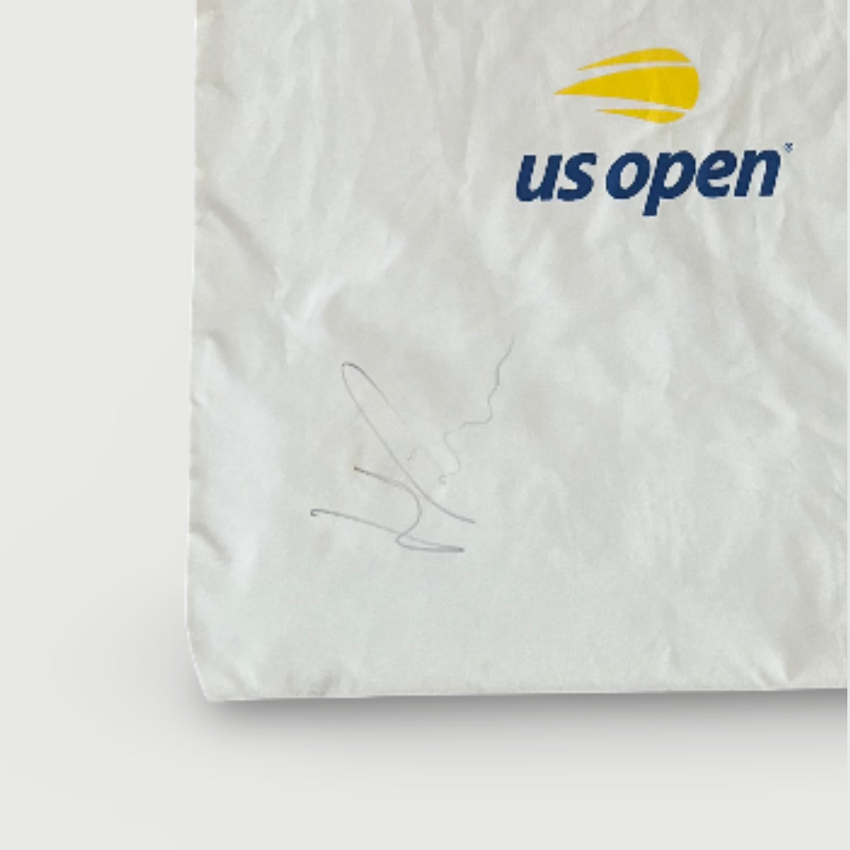Signed US Open drawstring Bag. Limited, official player laundry bag