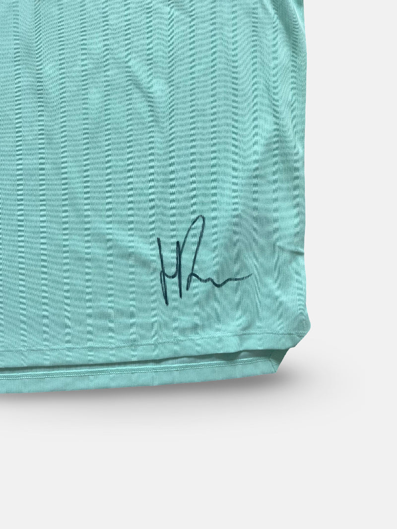 Signed Match Shirt Turquoise
