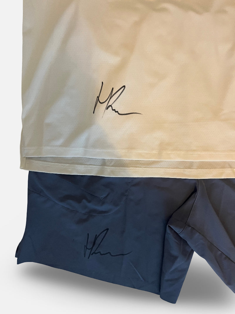 Signed Match outfit Purple-Blue/White