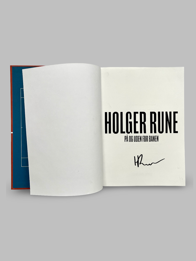 Signed Book - Holger Rune (Danish)