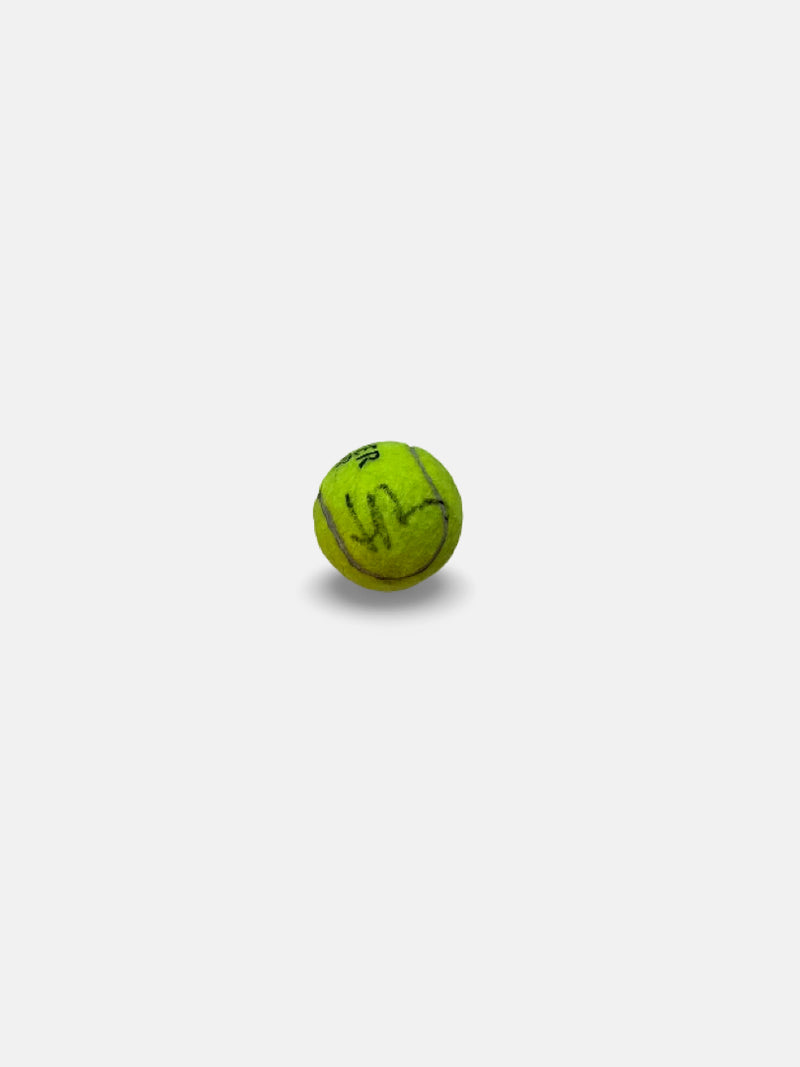 Signed match used tennis ball, from LAVER Cup