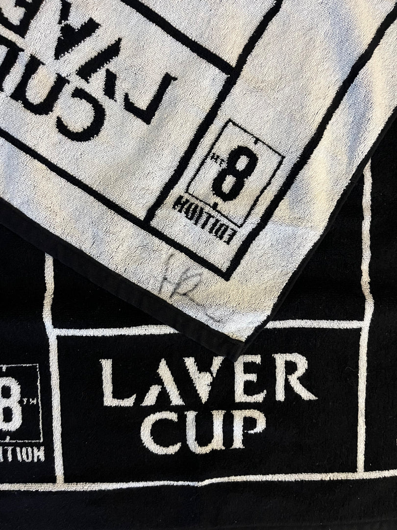 Signed match towel, LAVER Cup 2025 #1